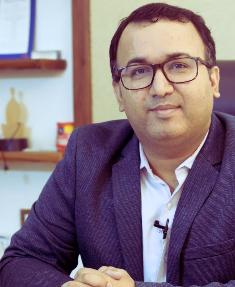 Dr. Vivek Gupta at his Lucknow clinic